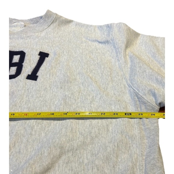 Vintage 90s Champion Reverse Weave Gray LBI Sweatshirt Sz XL Long Beach Island - Picture 7 of 7